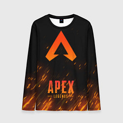 Лонгслив мужской Apex Legends: Orange Flame, цвет: 3D-принт