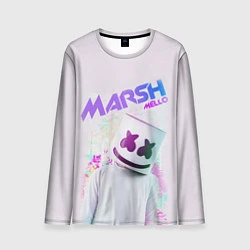Лонгслив мужской Marshmello: New DJ, цвет: 3D-принт