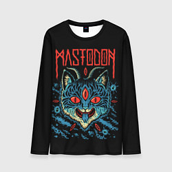 Лонгслив мужской Mastodon: Demonic Cat, цвет: 3D-принт