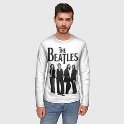 Лонгслив мужской The Beatles: White Side, цвет: 3D-принт — фото 2