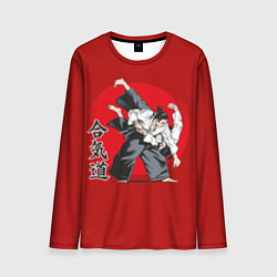 Лонгслив мужской Бойцы айкидо, цвет: 3D-принт