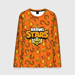 Мужской лонгслив Brawl Stars: Orange Team