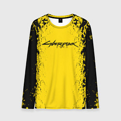 Лонгслив мужской Cyberpunk 2077 Samurai logo, цвет: 3D-принт