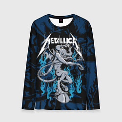 Лонгслив мужской Metallica - бес, цвет: 3D-принт