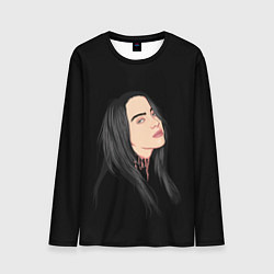 Лонгслив мужской Billie Eilish: Black Style, цвет: 3D-принт