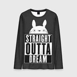 Мужской лонгслив Тоторо Straight outta dream