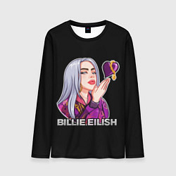 Лонгслив мужской BILLIE EILISH, цвет: 3D-принт