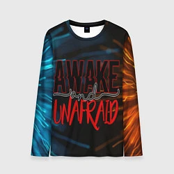 Мужской лонгслив Awake unafraid