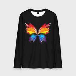 Лонгслив мужской Бабочка, цвет: 3D-принт