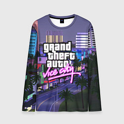 Лонгслив мужской Grand Theft Auto Vice City, цвет: 3D-принт