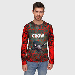 Лонгслив мужской BRAWL STARS CROW, цвет: 3D-принт — фото 2