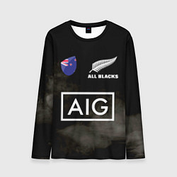 Лонгслив мужской ALL BLACKS, цвет: 3D-принт