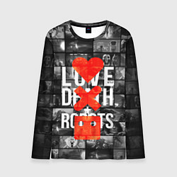 Лонгслив мужской LOVE DEATH ROBOTS LDR, цвет: 3D-принт