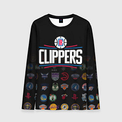 Лонгслив мужской Los Angeles Clippers 2, цвет: 3D-принт