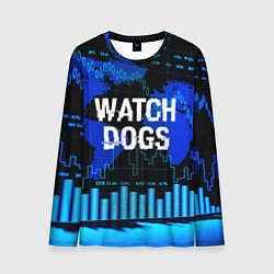 Лонгслив мужской Watch Dogs, цвет: 3D-принт