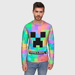 Лонгслив мужской Minecraft, цвет: 3D-принт — фото 2