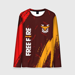 Лонгслив мужской FREE FIRE ФРИ ФАЕР, цвет: 3D-принт