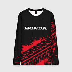 Лонгслив мужской HONDA ХОНДА, цвет: 3D-принт