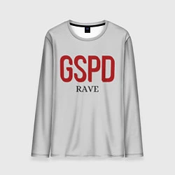 Лонгслив мужской GSPD rave, цвет: 3D-принт