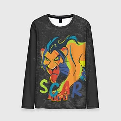Лонгслив мужской Scar: The Lion King, цвет: 3D-принт