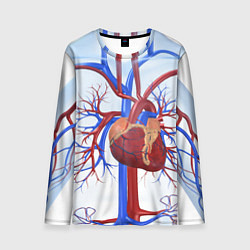 Лонгслив мужской Сердце, цвет: 3D-принт