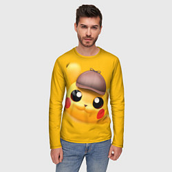 Лонгслив мужской Pikachu Pika Pika, цвет: 3D-принт — фото 2