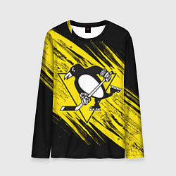 Лонгслив мужской Pittsburgh Penguins Sport, цвет: 3D-принт