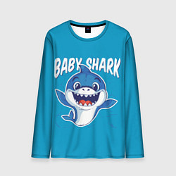 Лонгслив мужской Baby Shark, цвет: 3D-принт