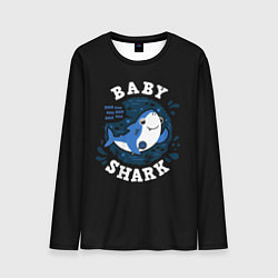Лонгслив мужской Baby shark, цвет: 3D-принт