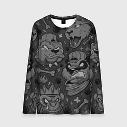 Мужской лонгслив CRAZY ANIMALS