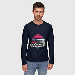 Лонгслив мужской Retro Gamer, цвет: 3D-принт — фото 2