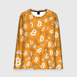 Лонгслив мужской Я БИТКОИН I AM BITCOIN, цвет: 3D-принт