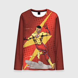 Лонгслив мужской Kid Flash, цвет: 3D-принт