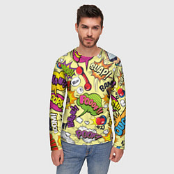 Лонгслив мужской Комикс, цвет: 3D-принт — фото 2