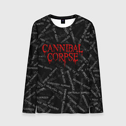 Лонгслив мужской Cannibal Corpse Songs Z, цвет: 3D-принт