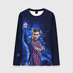Лонгслив мужской Lionel Messi Barcelona 10, цвет: 3D-принт