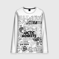 Лонгслив мужской Arctic Monkeys, цвет: 3D-принт