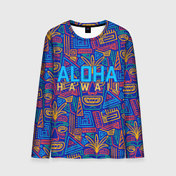 Лонгслив мужской ALOHA HAWAII АЛОХА ГАВАЙИ, цвет: 3D-принт