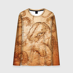 Лонгслив мужской Кракен, цвет: 3D-принт