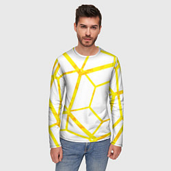 Лонгслив мужской Hexagon, цвет: 3D-принт — фото 2
