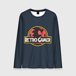 Лонгслив мужской Retro Gamer, цвет: 3D-принт