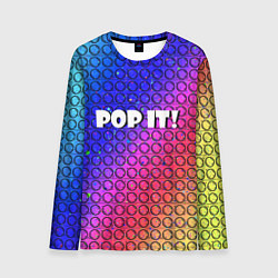 Лонгслив мужской Pop It! Simple Dimple, цвет: 3D-принт