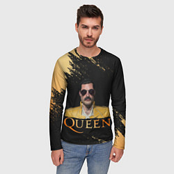 Лонгслив мужской Фредди Меркьюри Freddie Mercury Z, цвет: 3D-принт — фото 2