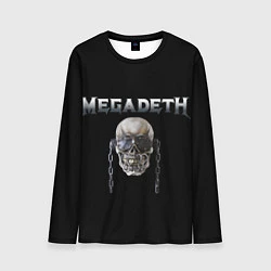 Лонгслив мужской Megadeth, цвет: 3D-принт