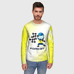 Лонгслив мужской Ford - Racing, цвет: 3D-принт — фото 2
