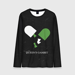 Лонгслив мужской Qweens gambit, цвет: 3D-принт