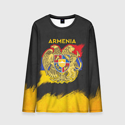 Лонгслив мужской Yellow and Black Armenia, цвет: 3D-принт