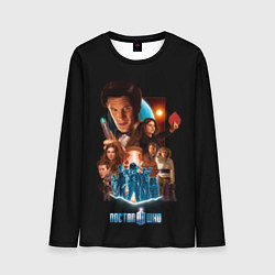Лонгслив мужской Doctor who team, цвет: 3D-принт