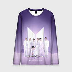 Лонгслив мужской BTS Purple, цвет: 3D-принт