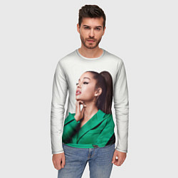 Лонгслив мужской Ариана в зелёном, цвет: 3D-принт — фото 2